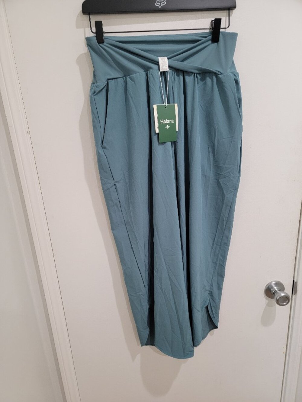 Breezeful™ High Waisted Crossover Quick Dry Resort Trousers with Pockets